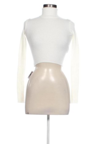 Damen Rollkragen Bershka, Größe XS, Farbe Ecru, Preis 13,36 €, #137898946