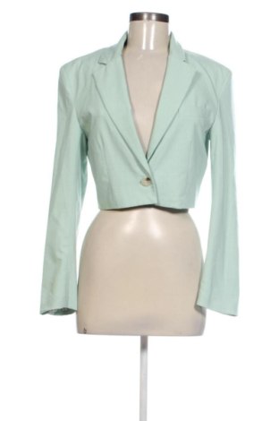 Sacou de femei Bershka, Mărime S, Culoare Verde, Preț 74,00 Lei, #137939401