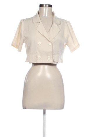 Sacou de femei SHEIN, Mărime M, Culoare Bej, Preț 78,74 Lei, #137904908