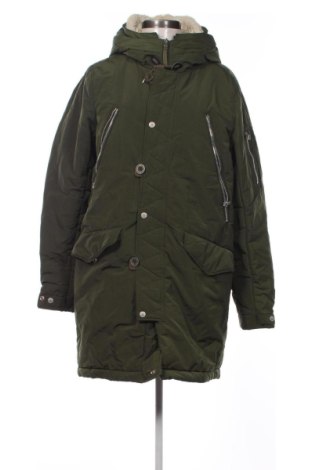 Geacă de femei Pull&Bear, Mărime M, Culoare Verde, Preț 205,99 Lei, #137895989