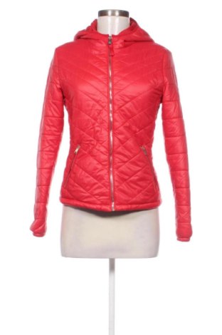 Geacă de femei Bershka, Mărime XS, Culoare Roșu, Preț 90,00 Lei, #137909003