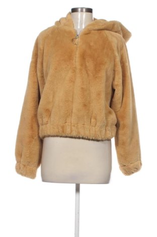 Geacă de femei Bershka, Mărime XS, Culoare Bej, Preț 204,71 Lei, #137945396
