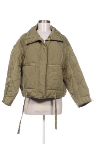 Geacă de femei Zara, Mărime L, Culoare Verde, Preț 236,21 Lei, #137912431