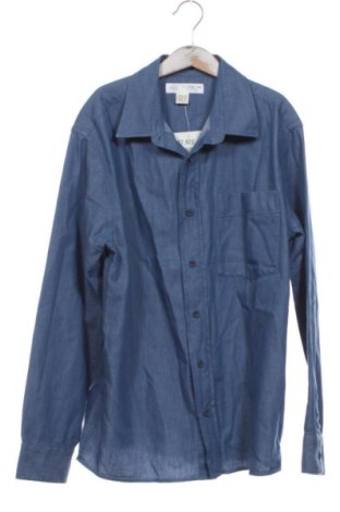 Kinderhemd Zara, Größe 10-11y/ 146-152 cm, Farbe Blau, Preis 8,00 €, #137922162