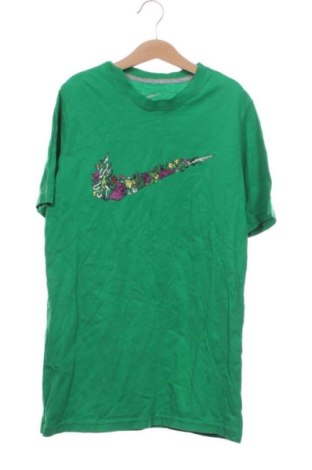 Kinder T-Shirt Nike, Größe 11-12y/ 152-158 cm, Farbe Grün, Preis 15,00 €, #137917997