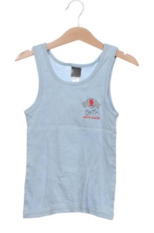 Kinder Top Schiesser, Größe 6-7y/ 122-128 cm, Farbe Blau, Preis 8,00 €, #137900239