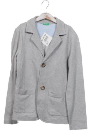 Kindersakko United Colors Of Benetton, Größe 9-10y/ 140-146 cm, Farbe Grau, Preis 14,00 €, #137924344