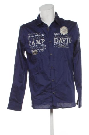 Cămașă de bărbați Camp David, Mărime S, Culoare Albastru, Preț 183,72 Lei, #137897873