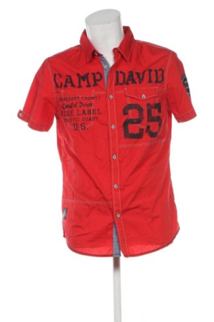 Cămașă de bărbați Camp David, Mărime S, Culoare Roșu, Preț 183,72 Lei, #137897922