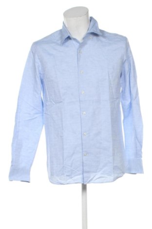 Cămașă de bărbați Massimo Dutti, Mărime L, Culoare Albastru, Preț 152,22 Lei, #137920667