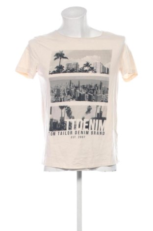 Tricou de bărbați Tom Tailor, Mărime M, Culoare Ecru, Preț 62,99 Lei, #137907600