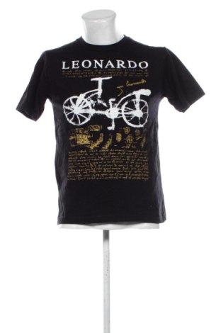 Męski T-shirt Leonardo, Rozmiar M, Kolor Czarny, Cena 44,15 zł, #137913676