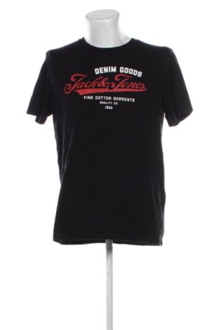 Męski T-shirt Jack & Jones, Rozmiar XXL, Kolor Czarny, Cena 50,80 zł, #137915099