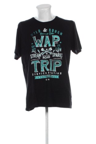 Męski T-shirt Jean Pascale, Rozmiar XXL, Kolor Czarny, Cena 42,34 zł, #137917145