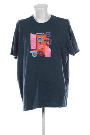 Męski T-shirt Adidas, Rozmiar XXL, Kolor Niebieski, Cena 101,60 zł, #137928355