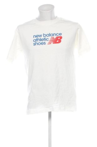 Мъжка тениска New Balance, Размер M, Цвят Бял, Цена 23,00 €, #137931723
