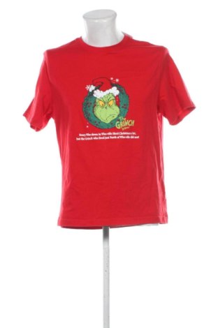 Męski T-shirt Dr. Seuss, Rozmiar L, Kolor Czerwony, Cena 37,91 zł, #137941695