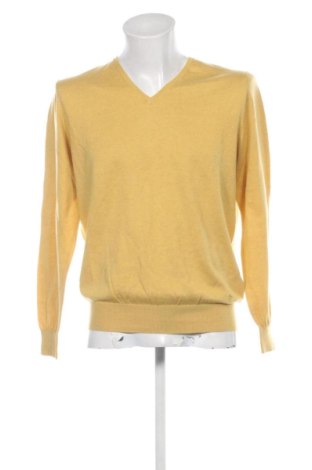 Męski sweter Massimo Dutti, Rozmiar L, Kolor Żółty, Cena 160,87 zł, #137931802