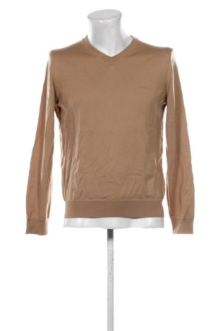 Мъжки пуловер Hugo Boss, Размер M, Цвят Бежов, Цена 119,88 €, #137929338