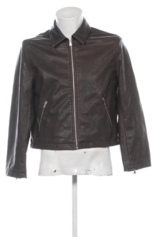 Geacă de piele pentru bărbati Lindex, Mărime M, Culoare Maro, Preț 178,47 Lei, #137940318