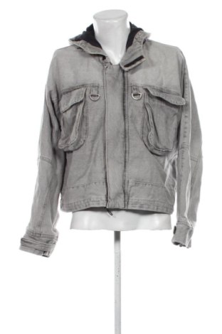 Мъжко яке Zara, Размер L, Цвят Сив, Цена 26,29 €, #137931384