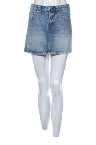 Fustă Stradivarius, Mărime S, Culoare Albastru, Preț 47,24 Lei, #137900396