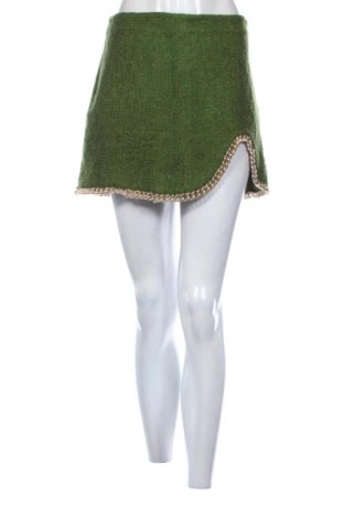 Fustă Zara, Mărime M, Culoare Verde, Preț 99,73 Lei, #137904922