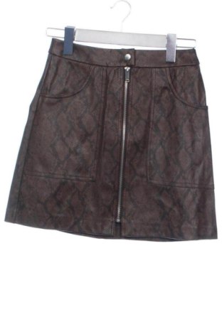 Fustă Stradivarius, Mărime XS, Culoare Maro, Preț 36,74 Lei, #137913821
