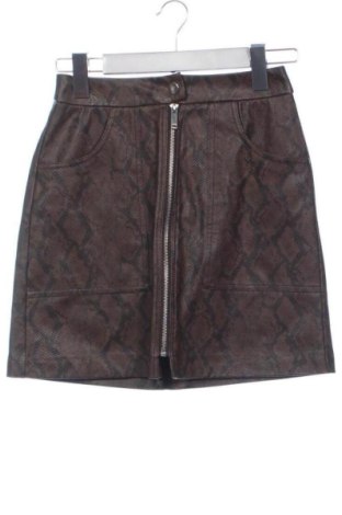 Fustă Stradivarius, Mărime XXS, Culoare Maro, Preț 36,74 Lei, #137913843