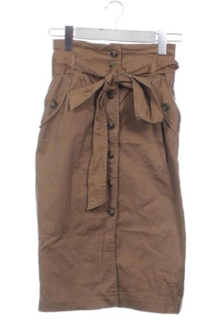 Fustă H&M, Mărime XS, Culoare Maro, Preț 72,00 Lei, #137918237