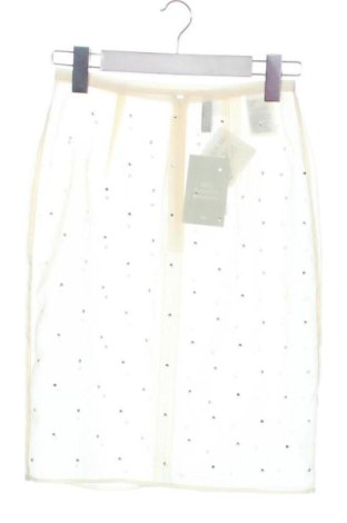Fustă H&M, Mărime XXS, Culoare Ecru, Preț 47,24 Lei, #137926843