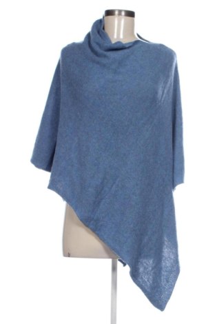 Poncho Cash-mere, Mărime M, Culoare Albastru, Preț 120,73 Lei, #137895372