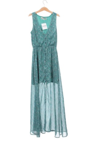 Рокля Pull&Bear, Размер XS, Цвят Зелен, Цена 21,97 €, #137872590