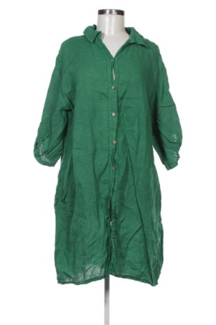 Rochie Puro Lino, Mărime XL, Culoare Verde, Preț 151,02 Lei, #137909135