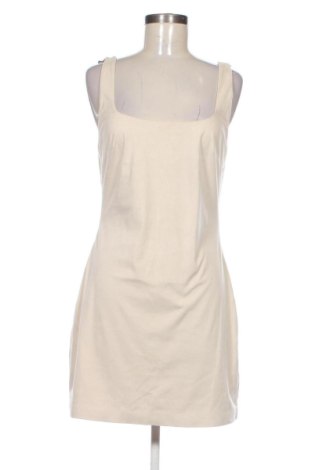 Sukienka Bershka, Rozmiar L, Kolor ecru, Cena 67,74 zł, #137912088