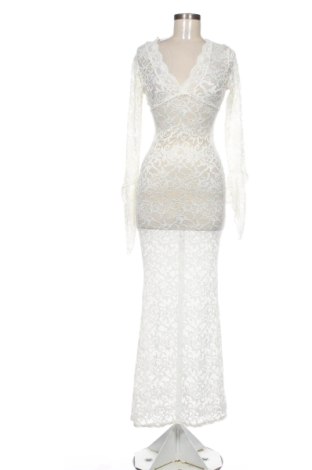 Rochie Unbranded, Mărime S, Culoare Ecru, Preț 116,27 Lei, #137927710