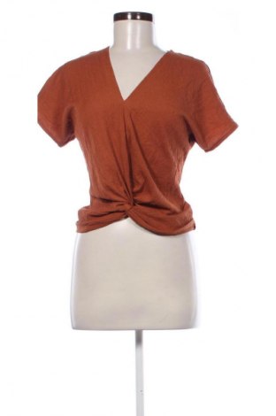 Damen Shirt Gina Tricot, Größe XS, Farbe Braun, Preis € 3,99