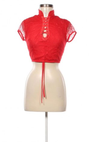 Дамска блуза Pretty Little Thing, Размер S, Цвят Червен, Цена 12,78 €