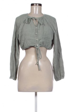 Dámská halenka Simplee, Velikost M, Barva Zelená, Cena  49,00 Kč