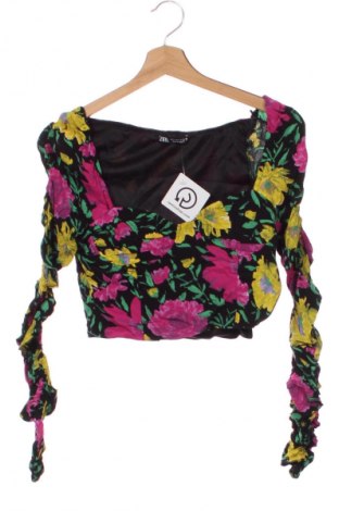 Дамска блуза Zara, Размер S, Цвят Многоцветен, Цена 9,20 €