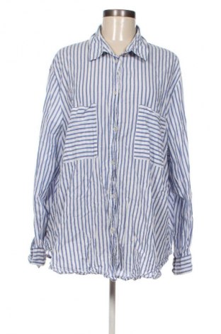 Γυναικείο πουκάμισο H&M, Μέγεθος 3XL, Χρώμα Πολύχρωμο, Τιμή 15,99 €