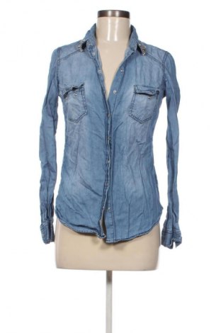 Γυναικείο πουκάμισο Pimkie, Μέγεθος S, Χρώμα Μπλέ, Τιμή 1,99 €