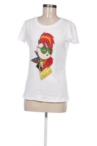 Damen T-Shirt Love Moschino, Größe L, Farbe Weiß, Preis € 42,99