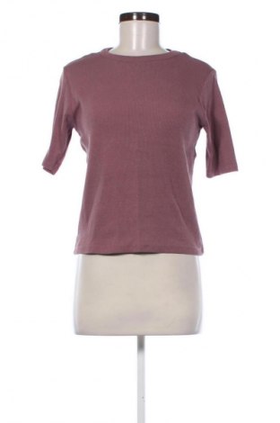 Damski T-shirt Sinsay, Rozmiar XL, Kolor Popielaty róż, Cena 22,99 zł