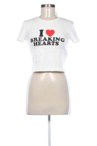 Női póló Stradivarius, Méret L, Szín Fehér, Ár 3 999 Ft