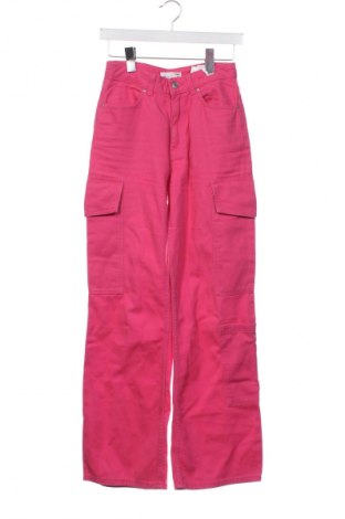 Dámské džíny  Sinsay, Velikost XS, Barva Růžová, Cena  494,00 Kč