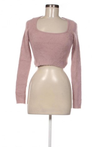 Dámský svetr Bershka, Velikost XS, Barva Popelavě růžová, Cena  289,00 Kč