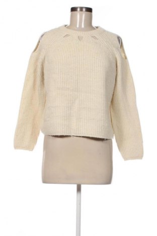 Pulover de femei Guess, Mărime L, Culoare Ecru, Preț 182,99 Lei