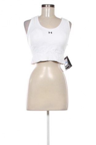 Damski sportowy top Under Armour, Rozmiar XL, Kolor Biały, Cena 85,99 zł