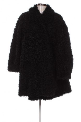 Дамско кожено палто Unbranded, Размер L, Цвят Черен, Цена 85,89 €